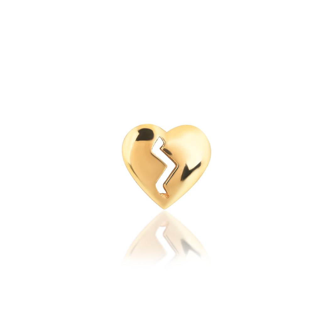 Broken Heart Tooth Charm