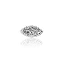 Load image into Gallery viewer, Crystal Football /Eye Shape Tooth Charm
