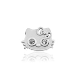 Crystal Hi Kat Tooth Charm