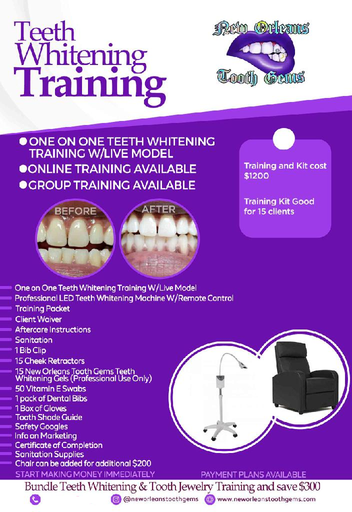 Cosmetic Teeth Whitening Training