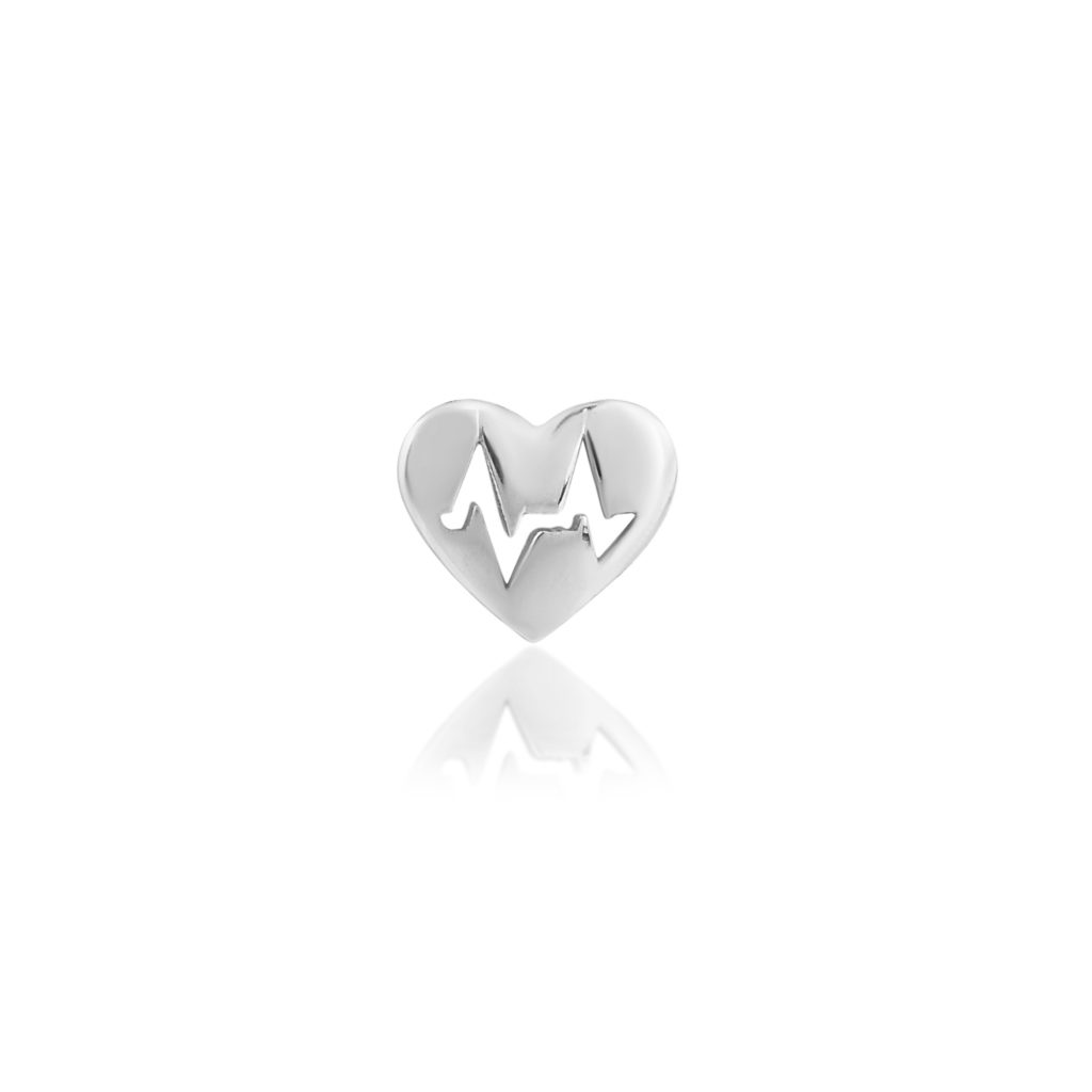 Heartbeat Tooth Charm