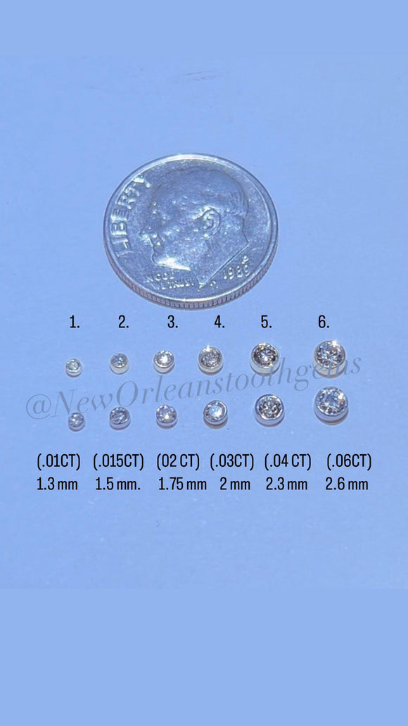 Tooth Bezel Setting Bezel Diamonds Tooth Jewelry – New Orleans Tooth Gems Www ...
