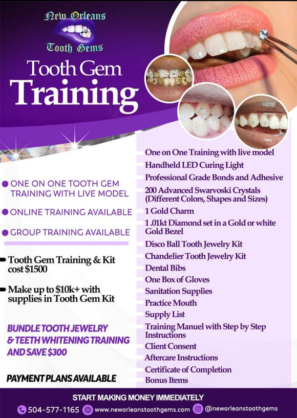 Tooth Jewelry Technician Training