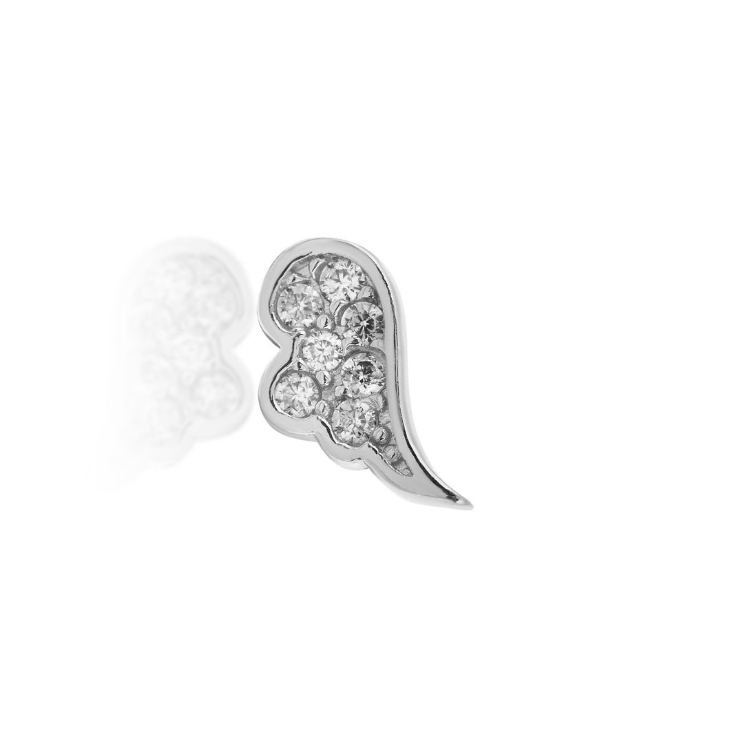 Crystal Wing Tooth Charm